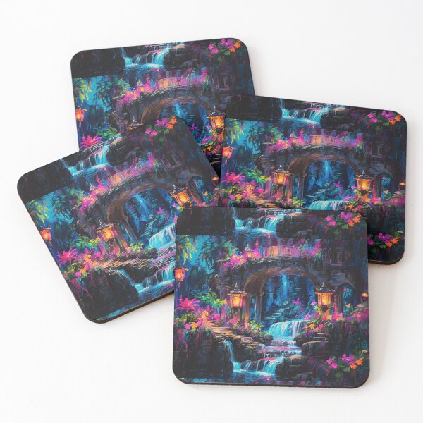 Item preview, Tropical Waterfall Oasis designed and sold by Sadia  Jannat.