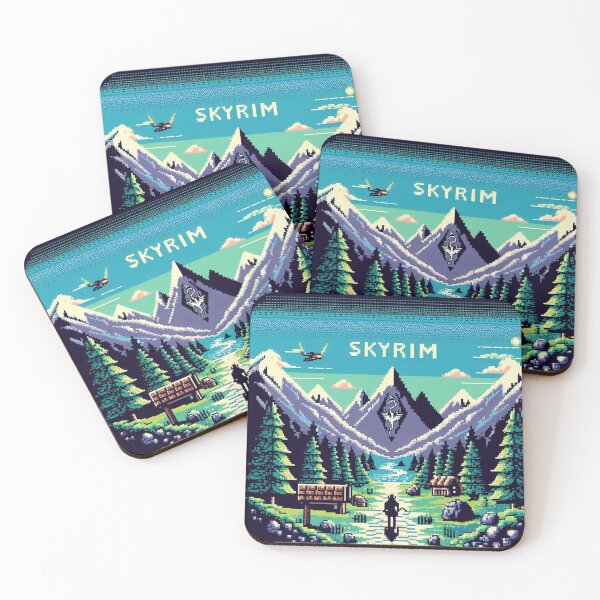 Item preview, Skyrim Valley Path Pixel Art designed and sold by Jake-Carter0.