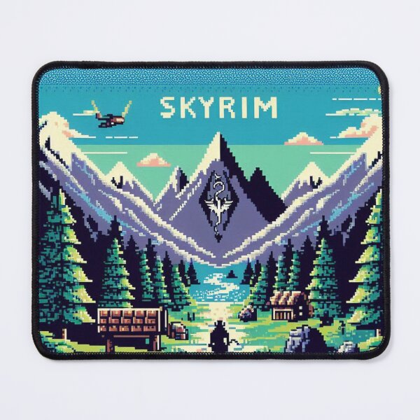 Item preview, Skyrim Valley Path Pixel Art designed and sold by Jake-Carter0.