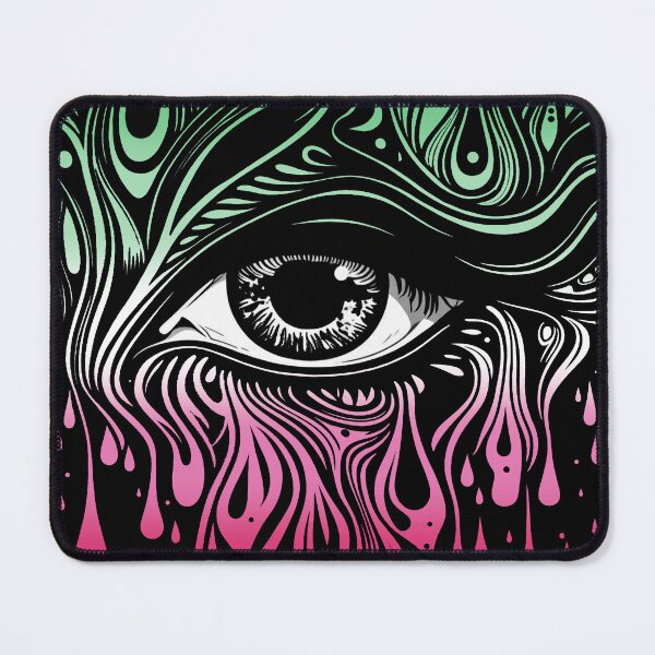 Item preview, Trippy Abrosexual Pride Flag Colored Eye, Evil Eye Abrosexual Rave Design  designed and sold by Travelslightly.