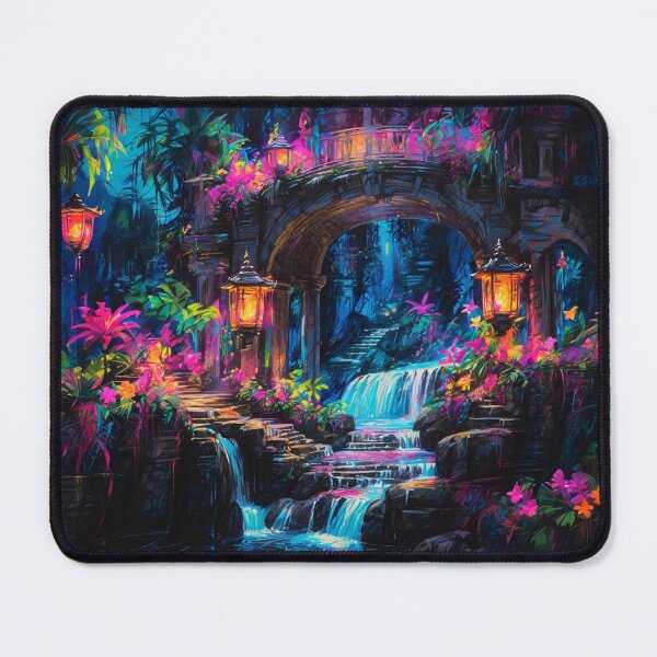 Item preview, Tropical Waterfall Oasis designed and sold by Sadia  Jannat.