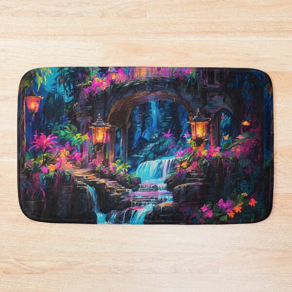 Item preview, Tropical Waterfall Oasis designed and sold by Sadia Jannat.