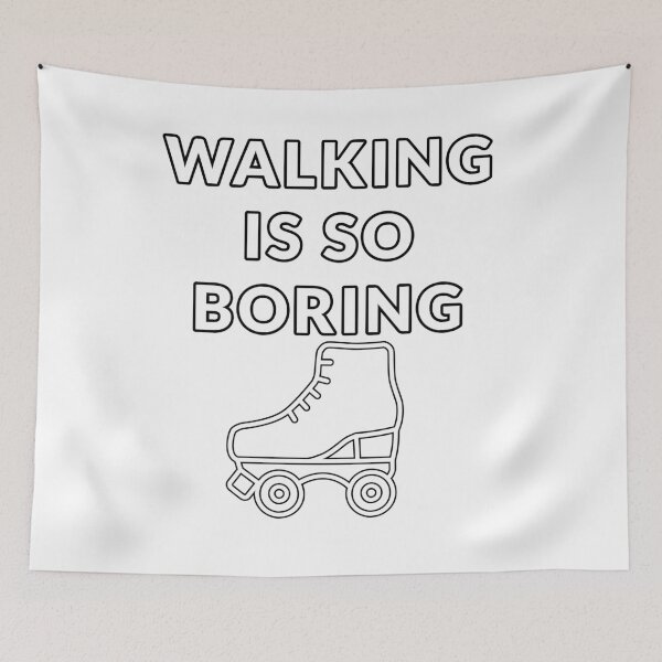 Item preview, Roller Skating Walking is So Boring Quad Skates Skatie t-Shirt designed and sold by Skatieuk.