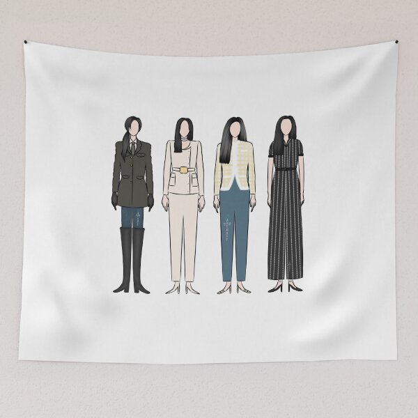 Item preview, Kim Ji Won Outfit From Queen Of Tears Korean Drama  designed and sold by ArtRaftPro.