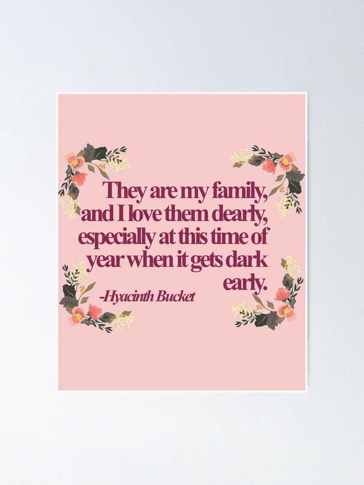 "Hyacinth Bucket Quotes " Poster by jeremiahm08 Redbubble