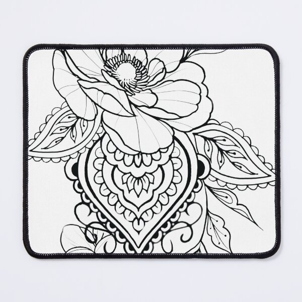 Item preview, Henna Flower designed and sold by MatrixTattoo.