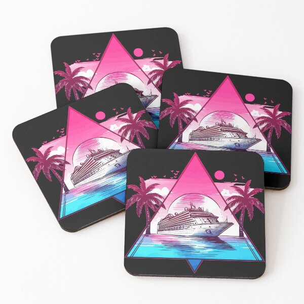 Item preview, Cruise Ship Summer Time Vaporwave designed and sold by TomFrontierArt.
