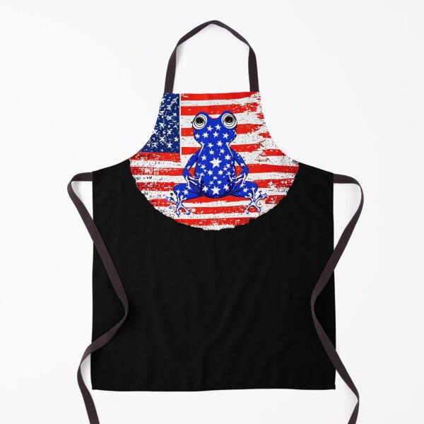 Item preview, American flag in the shape of a frog designed and sold by Beatka1.