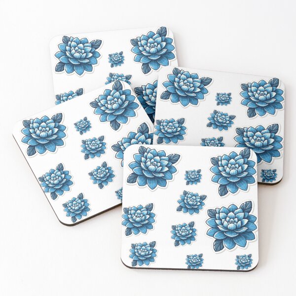Item preview, Little Blue Flowers Cute Edition designed and sold by ParryStickers.