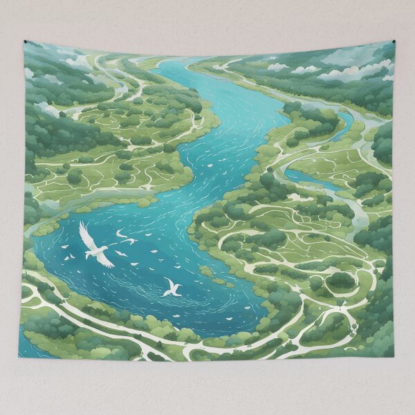 Item preview, River Delta designed and sold by MoriFantasy.