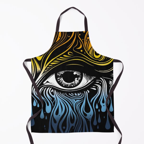 Item preview, Trippy AroAce Pride Flag Colored Eye, Evil Eye AroAce Rave Design  designed and sold by Travelslightly.