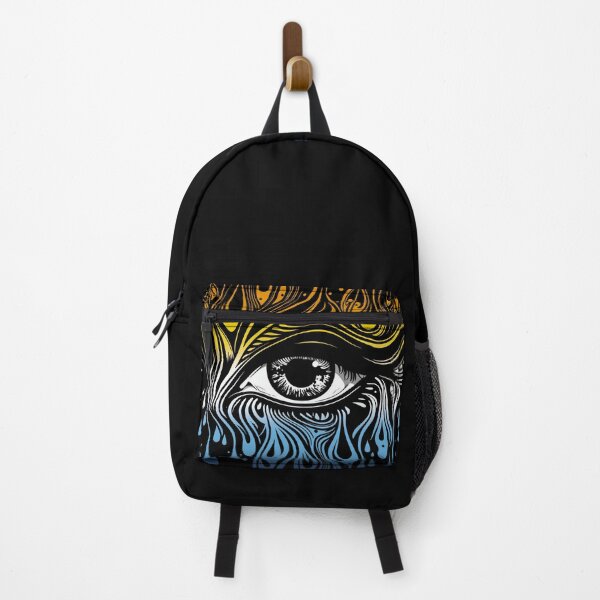 Item preview, Trippy AroAce Pride Flag Colored Eye, Evil Eye AroAce Rave Design designed and sold by Travelslightly.