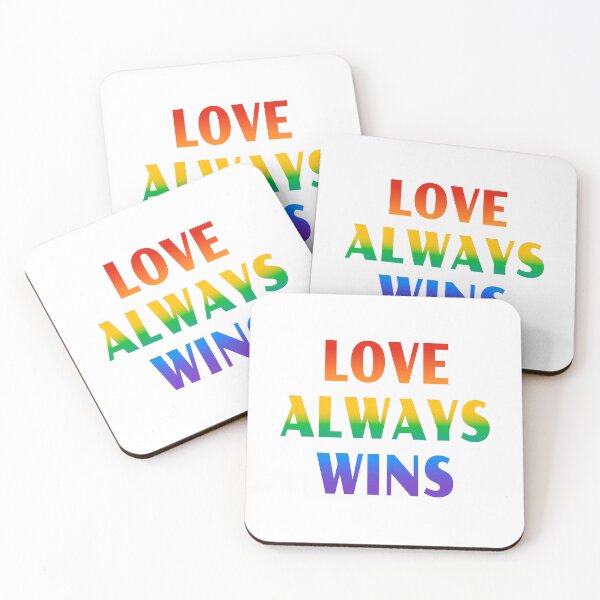 Item preview, Love always wins LGBTQ Pride designed and sold by Inspirationmotivation.