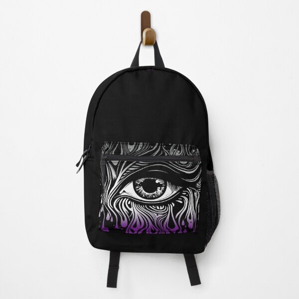Item preview, Trippy Asexual Pride Flag Colored Eye, Evil Eye Ace Rave Design designed and sold by Travelslightly.