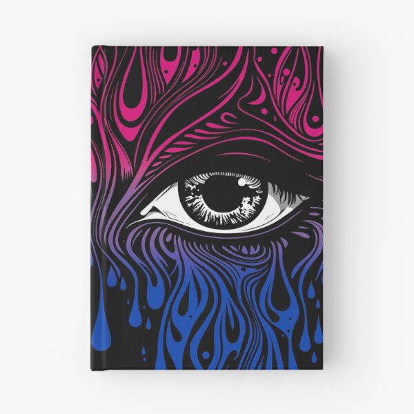 Item preview, Trippy Bisexual Pride Flag Colored Eye, Evil Eye Bi Rave Design  designed and sold by Travelslightly.