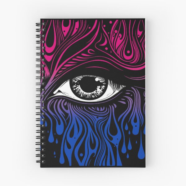 Item preview, Trippy Bisexual Pride Flag Colored Eye, Evil Eye Bi Rave Design  designed and sold by Travelslightly.