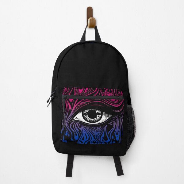 Item preview, Trippy Bisexual Pride Flag Colored Eye, Evil Eye Bi Rave Design designed and sold by Travelslightly.