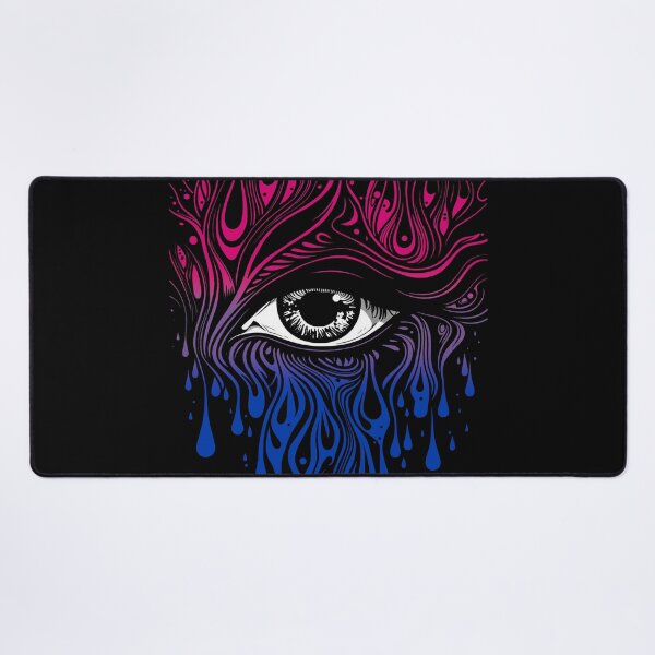 Item preview, Trippy Bisexual Pride Flag Colored Eye, Evil Eye Bi Rave Design  designed and sold by Travelslightly.
