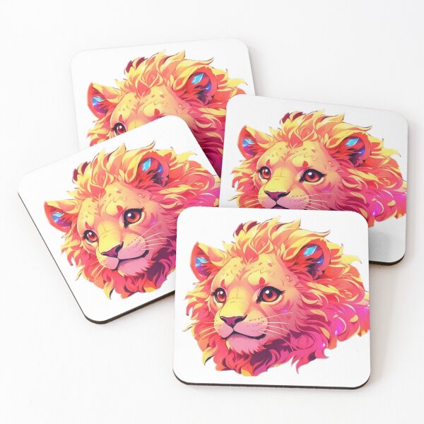 Item preview, Lion face designed and sold by LevCreates.