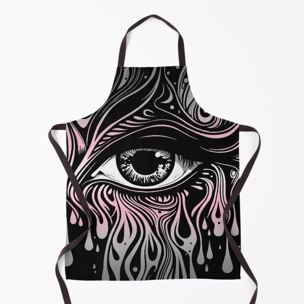 Item preview, Trippy Demigirl Pride Flag Colored Eye, Evil Eye Demi Rave Design  designed and sold by Travelslightly.