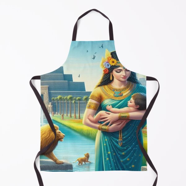 Item preview, Ishtar (Inanna), goddess of love, war, fertility and life, Lion of Babylon, Mesopotamia, cuneiform texts, palm tree, marsh, birth, newborn, genesis, origin designed and sold by Redbdon.