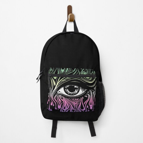 Item preview, Trippy Genderfae Pride Flag Colored Eye, Evil Eye Genderdoe Rave Design designed and sold by Travelslightly.