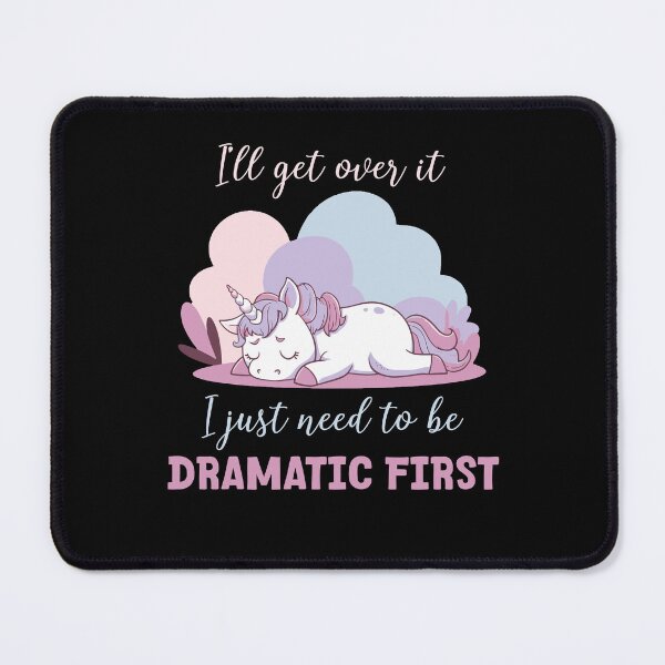 Item preview, "I'll Get Over It" Pastel Unicorn - "I Just Need to Be Dramatic First" designed and sold by BNCH44.