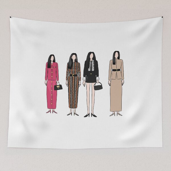 Item preview, Kim Ji Won Outfit From Queen Of Tears Korean Drama  designed and sold by ArtRaftPro.