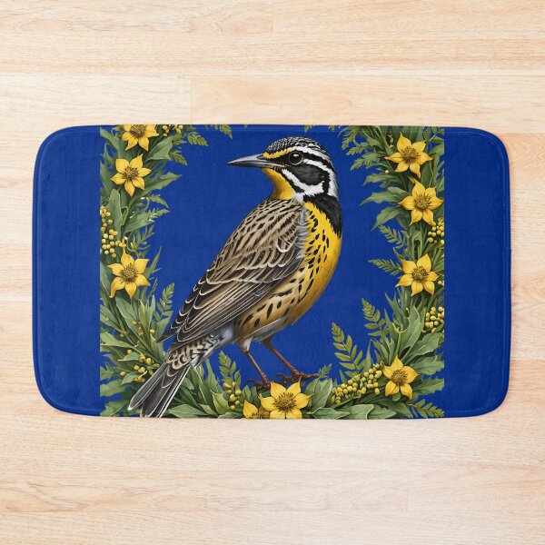 Item preview, A Western Meadowlark Surrounded By Oregon-grape designed and sold by taiche.