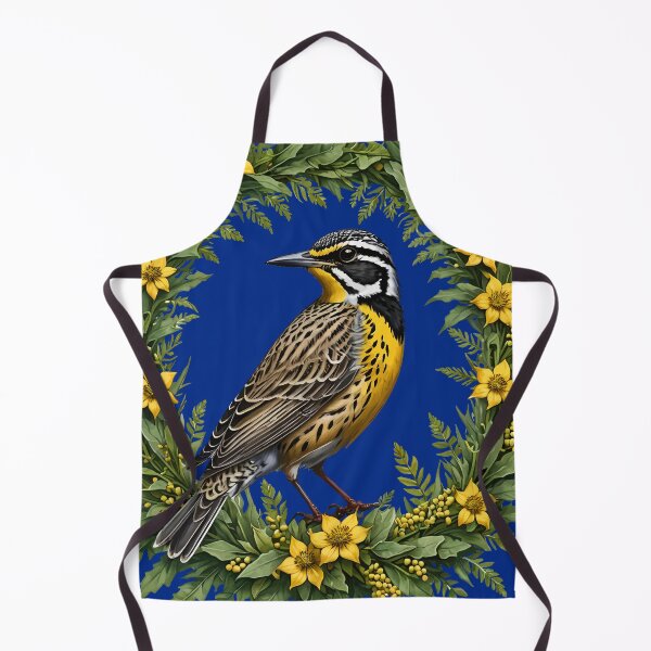 Item preview, A Western Meadowlark Surrounded By Oregon-grape designed and sold by taiche.