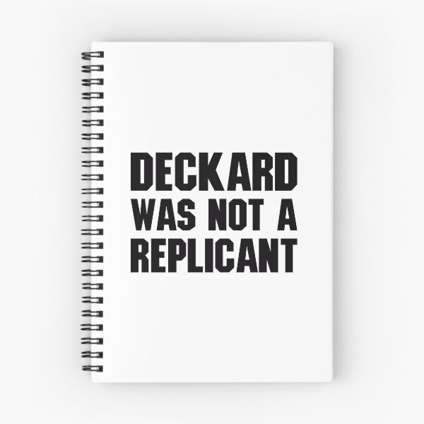 Item preview, Deckard no era un replicante - Ciencia ficción designed and sold by Vector-Artist.