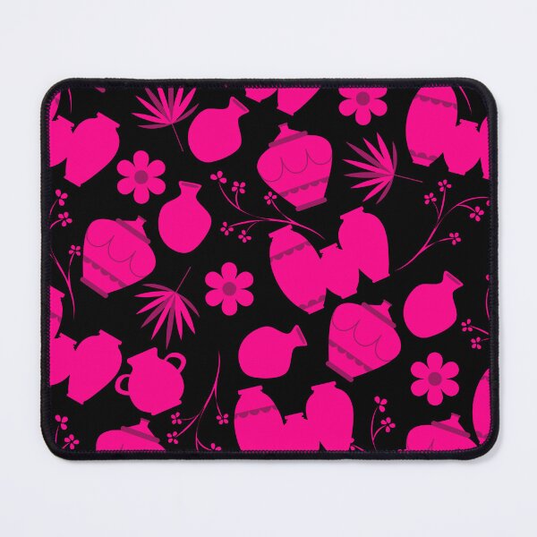 Item preview, clay pots pottery ceramic kiln artist floral love for pottery pink pattern designed and sold by DesignYourWaystore.