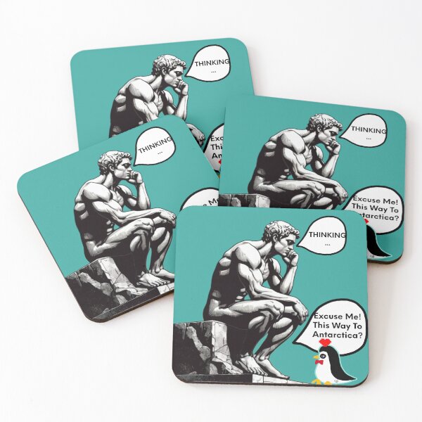Item preview, LaMaisonOfMY MY THOUGHT BUBBLES WITH THINKER STATUE COLLECTION NO.3 GREEN designed and sold by LaMaisonOfMY.