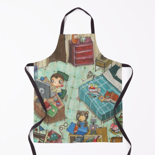 Item preview, Playful Room of a Boy and his bear designed and sold by hosannart.