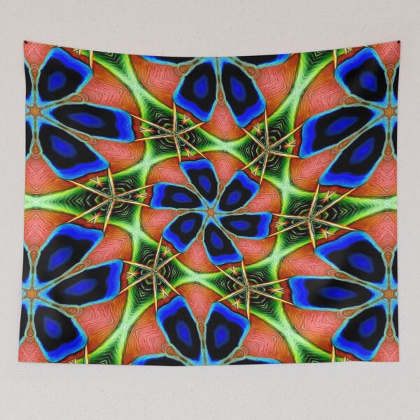 Item preview, Abstract Peacock Feathers Pattern designed and sold by Patternflower.