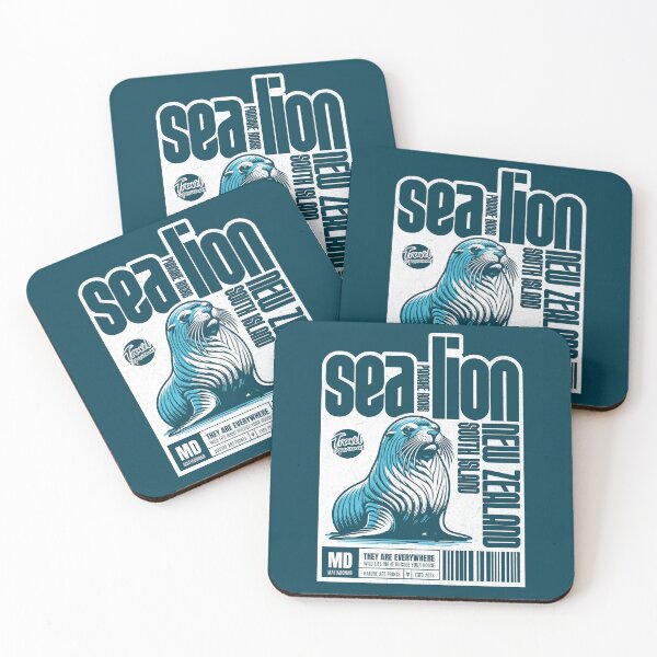 Item preview, Sea lions from New Zealand, South Island designed and sold by Mafiadonar.