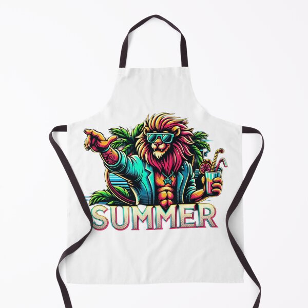 Item preview, Tropical Summer Lion - Chic Urban Jungle Tee designed and sold by MiszungART.