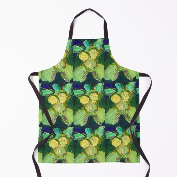Item preview, Primitive abstract female body painting green colors designed and sold by Carré Comme Orange.