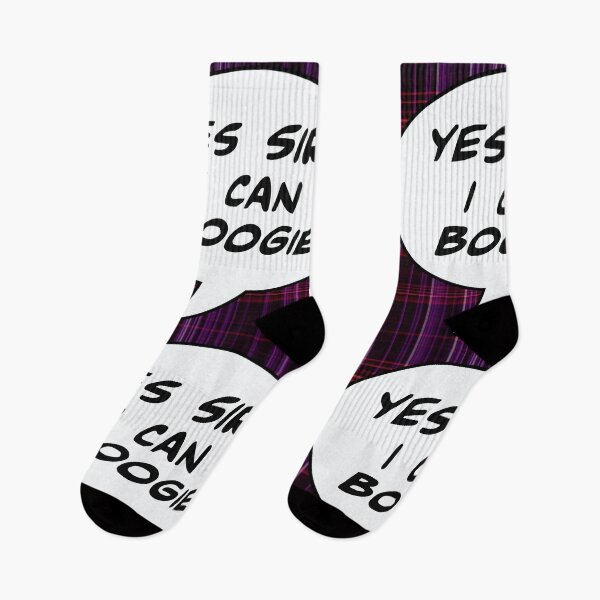 Item preview, Boogie Purple Plaid Comic Speech Bubble designed and sold by eddiebarronshop.