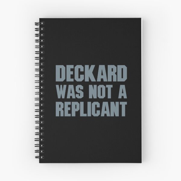 Item preview, Deckard no era un replicante 4 - Ciencia ficción designed and sold by Vector-Artist.