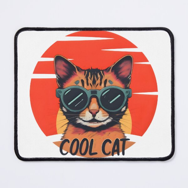 Item preview, Cool Cat - Summer Vibes For Cat Lovers designed and sold by AlphaTeez.