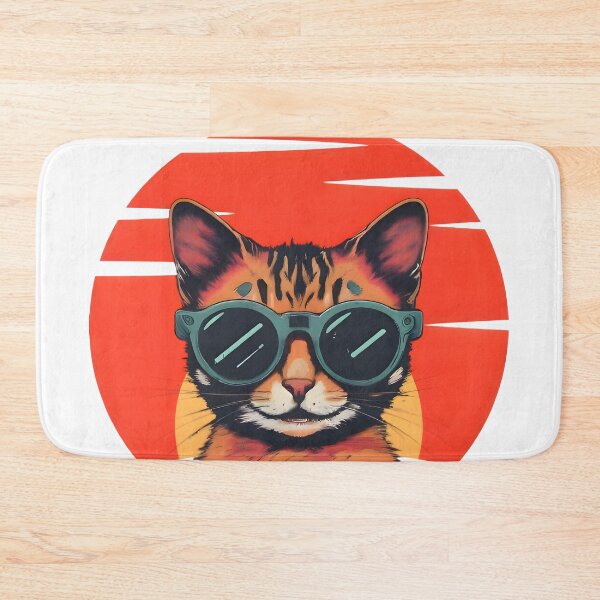 Item preview, Cool Cat - Summer Vibes For Cat Lovers designed and sold by AlphaTeez.