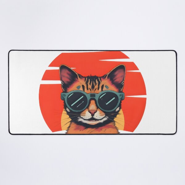 Item preview, Cool Cat - Summer Vibes For Cat Lovers designed and sold by AlphaTeez.