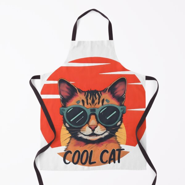 Item preview, Cool Cat - Summer Vibes For Cat Lovers designed and sold by AlphaTeez.
