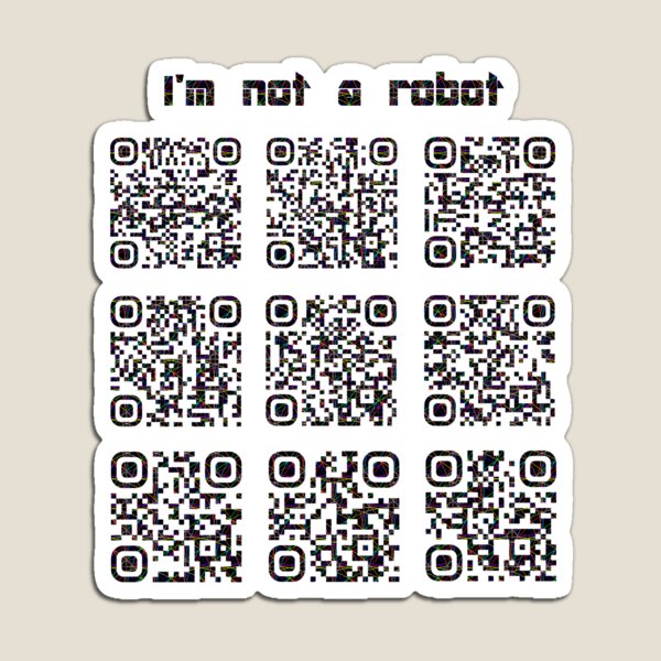 Artikelvorschau, Ich bin kein Roboter (auch in weißer Schrift) entworfen und verkauft von MarkArtDesignUK.
