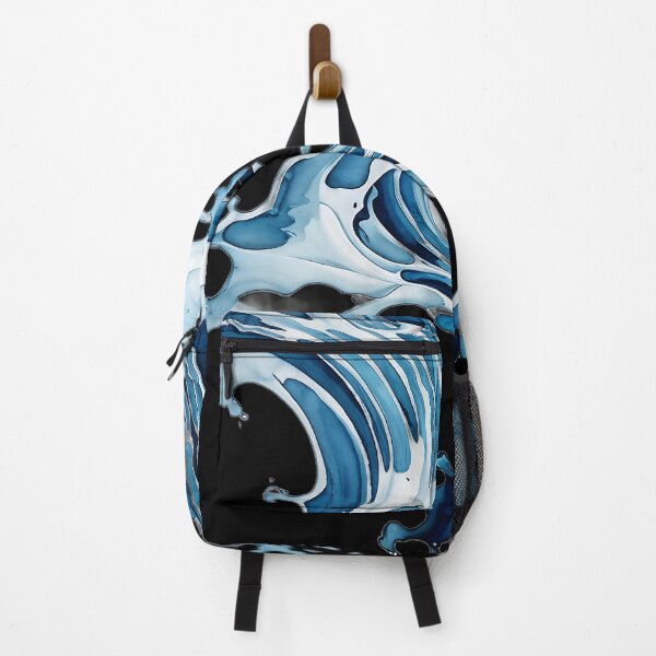 Item preview,  blue and white drawing of a wave designed and sold by Enga6.