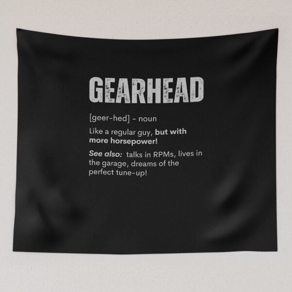 Item preview, Gearhead Definition Horsepower Art designed and sold by 365CarMods Official.