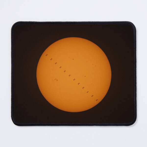 Item preview, International Space Station (ISS) closeup transit of the sun June 1, 2024 designed and sold by James Cumming.