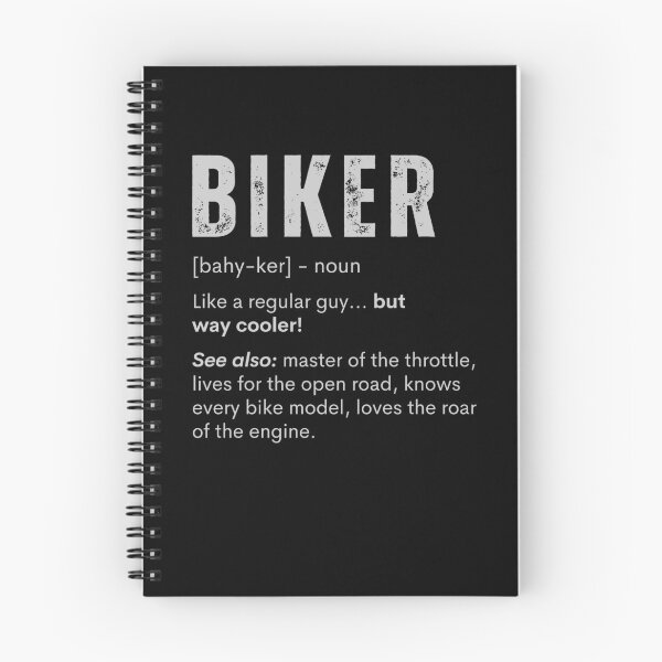 Aperçu de l'œuvre Définition de motard Cool Guy Art créée et vendue par 365CarMods Official.