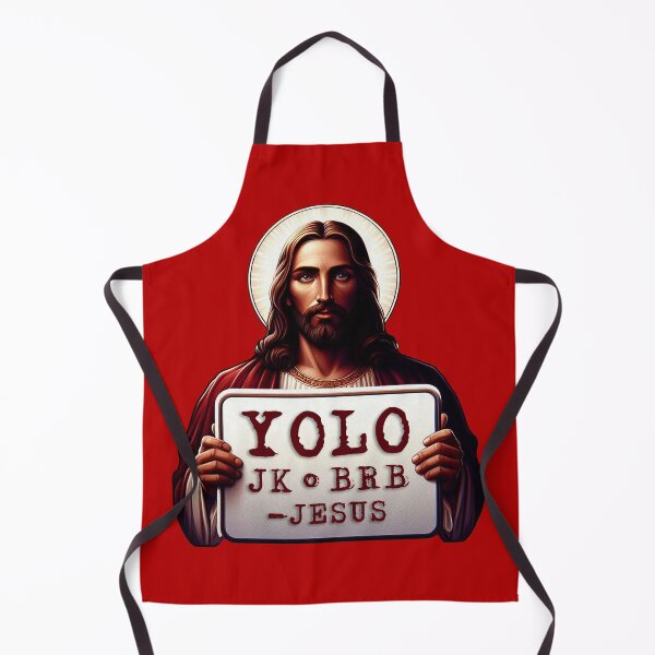 Item preview, YOLO JK BRB Jesus designed and sold by plushism.